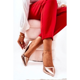 Step in style Tocuri înalte Model Tissoria LY177-4 Roz/Auriu - Pas în stil 1