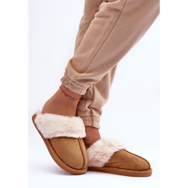 Step in style Papuci Model Pinky BO-609 Camel - Pas in stil maro 1