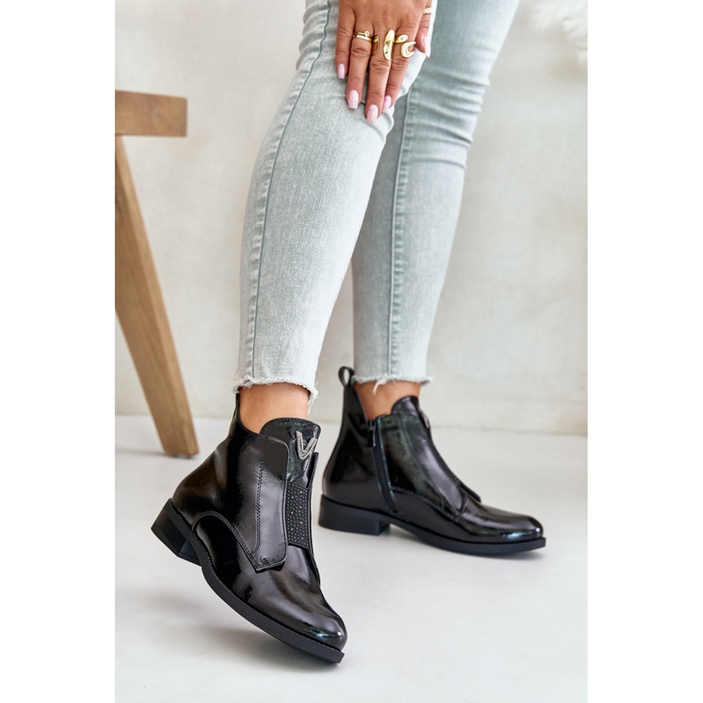 Step in style Model S.Barski HY42-120 Cizme negre - Pas in stil negru 1