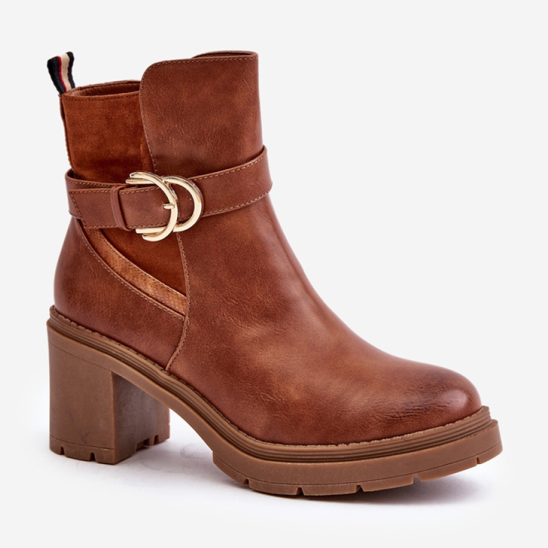 Step in style Cizme Model Inabelle M767 Camel - Pas in stil maro 2