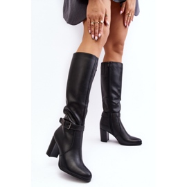 Step in style Cizme Model Sendilia KZ103 Negru - Pas in stil 1