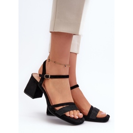 Step in style Sandale Model Tessata C-147 Black - Pas în stil negru 1