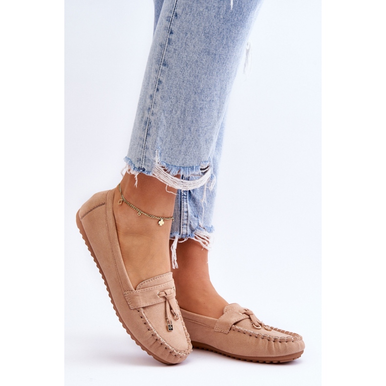 Step in style Mocasini Model Good Time ZA28P Bej Inchis - Pas in stil 1