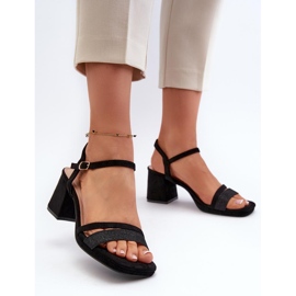 Step in style Sandale Model Tessata C-147 Black - Pas în stil negru 2