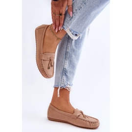 Step in style Mocasini Model Good Time ZA28P Bej Inchis - Pas in stil 2