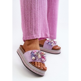 Step in style Sandale Flip-flops Model S.Barski HY077 Violet - Pas în stil 2