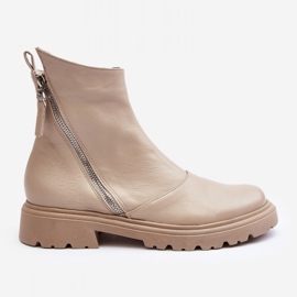 Step in style Cizme Model Laura Messi 2620/199 Bej Deschis - Pas in stil 3
