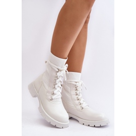 Step in style Cizme Model Gentiana 8573A Alba - Pas in stil 1