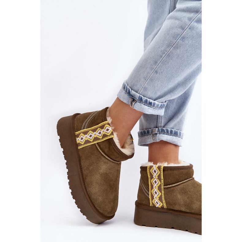 Step in style Cizme de zapada Model Vebissat W5829 Verde - Pas in stil 2