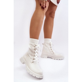 Step in style Cizme Model Gentiana 8573A Alba - Pas in stil 2
