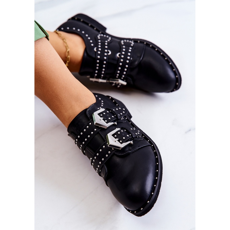 Step in style Pantofi Model Lu Boo XW37311 Piele Neagra - Pas in stil negru 2