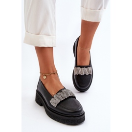 Step in style Mocasini Model Zazoo 3419 Piele Neagra - Pas in stil negru 1