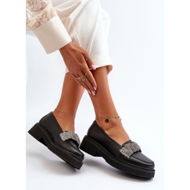 Step in style Mocasini Model Zazoo 3419 Piele Neagra - Pas in stil negru 2