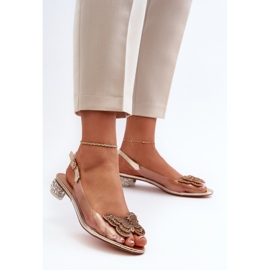 Step in style Sandale Model Da MR38-388 Aur Roz - Pas in stil 1 Step in style Sandale Model Da MR38-388 Aur Roz - Pas in stil 1