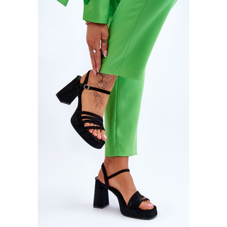 Step in style Sandale Model Verda ZY222 Negru - Pas in stil 2