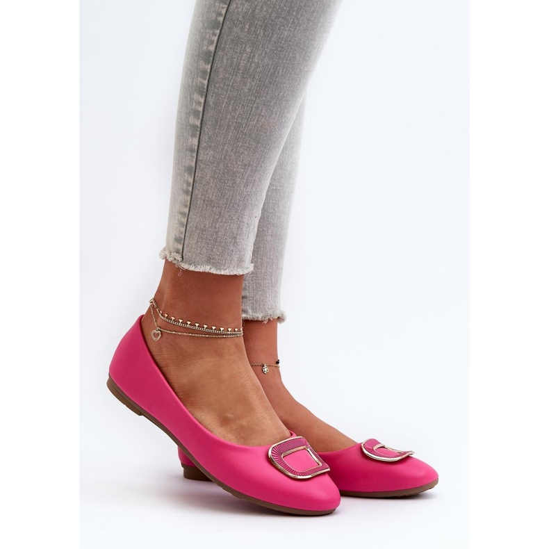 Step in style Balerini Model Enicoria 9988-72 Fuchsia - Pas in stil roz 1
