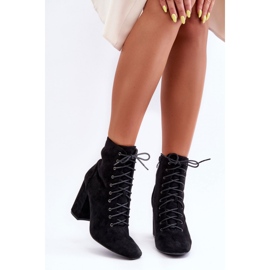Step in style Cizme Model Saolio L08-237 Black Suede - Pas in stil negru 1