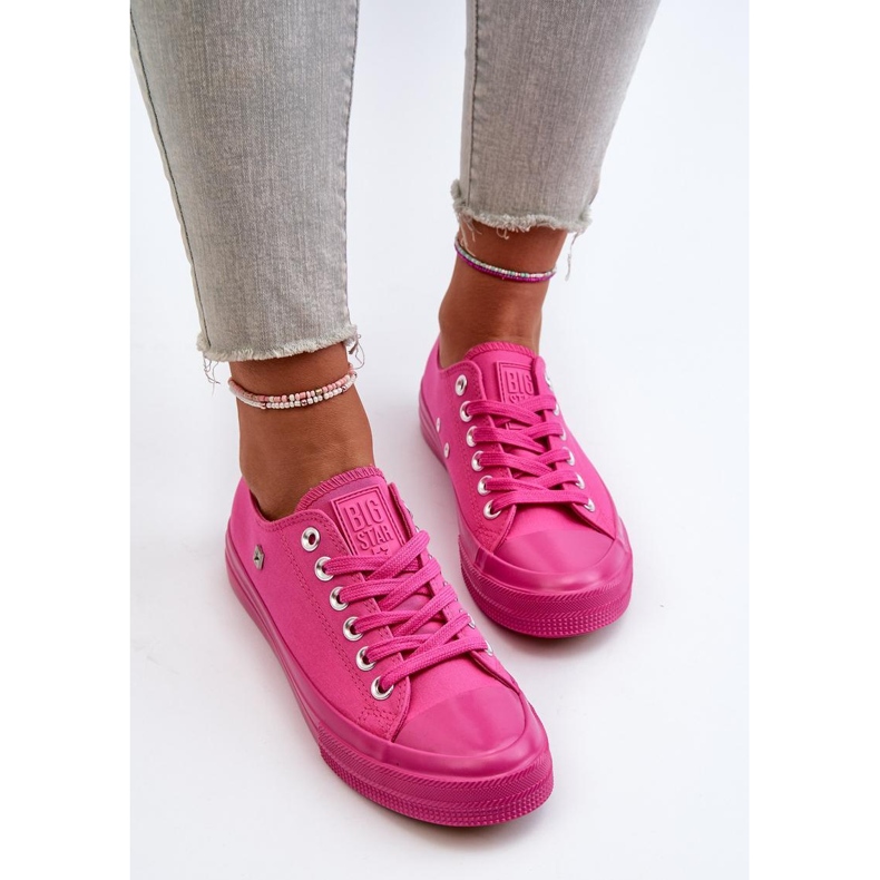 Step in style Adidași Model Big Star NN274290 Fuchsia - Pas în stil roz 1