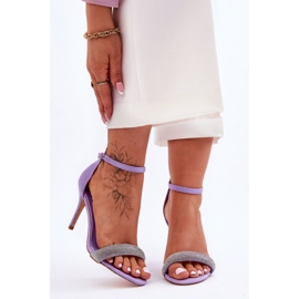Step in style Model Moments LY-9268-3 Sandale violete - Pas în stil 1