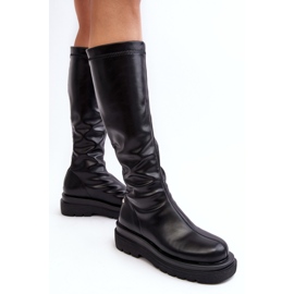 Step in style Model Goe MM2N4068 Cizme negre - Pas în stil negru 2