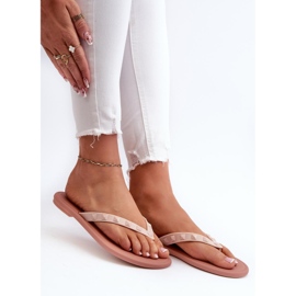 Step in style Sandale flip-flop Model Zaxy JJ285298 Roz - Pas în stil 1