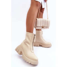 Step in style Cizme Model Kusma JJ52P Bej - Pas in stil 1