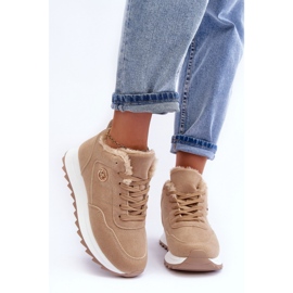 Step in style Pantofi sport Model Adite TL233-63 Bej Inchis - Pas in stil 1 Step in style Pantofi sport Model Adite TL233-63 Bej Inchis - Pas in stil 1