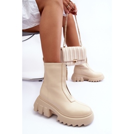 Step in style Cizme Model Kusma JJ52P Bej - Pas in stil 2