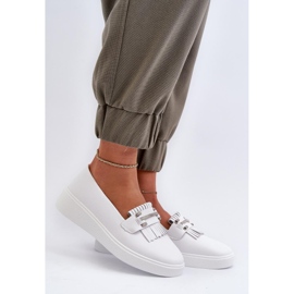 Step in style Mocasini Model S.Barski LR590 White - Pas in stil alb 1