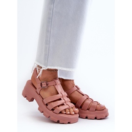 Step in style Sandale Model Zaxy NN285038 Dirty Pink - Pas în stil roz 1