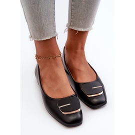 Step in style Balerini Model Edoslli ZA37 Black - Pas în stil negru 2