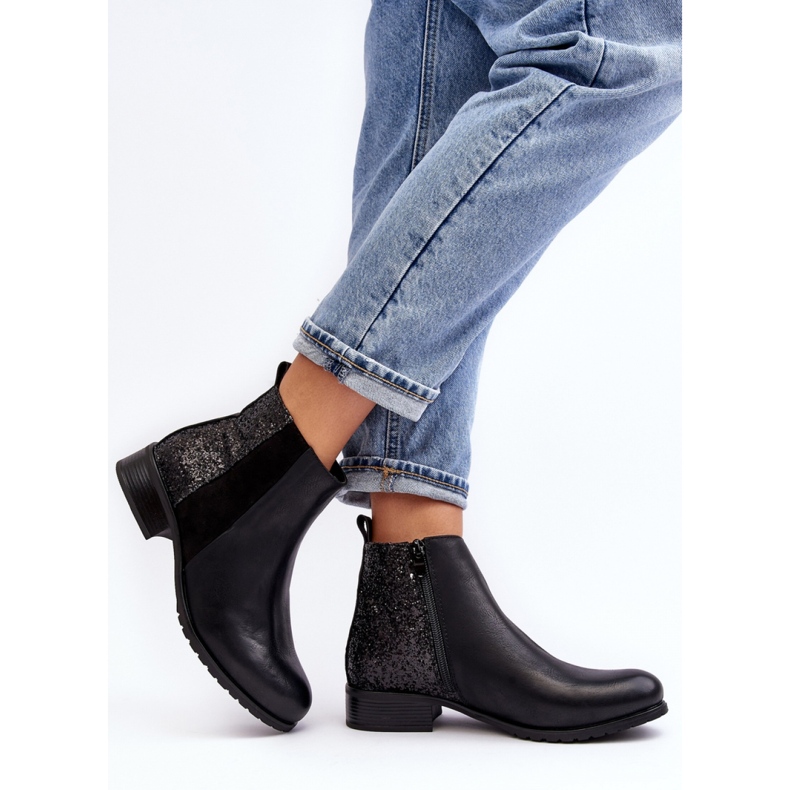 Step in style Cizme Chelsea Model Messio M671 Black - Pas in stil negru 2 Step in style Cizme Chelsea Model Messio M671 Black - Pas in stil negru 2