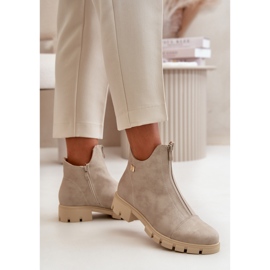 Step in style Cizme Model Verietta RMR23123-11 Gold - Pas în stil galben 3