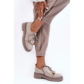 Step in style Pantofi Model Da MR870-81 Grey Lac - Pas in stil gri 1