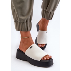 Step in style Sandale Flip-flops Model Big Star NN274022 Alb - Pas în stil 2