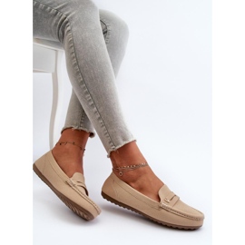 Step in style Mocasini Model Iramarie DF879 Bej Deschis - Pas in stil 1