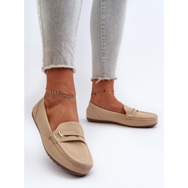 Step in style Mocasini Model Iramarie DF879 Bej Deschis - Pas in stil 2
