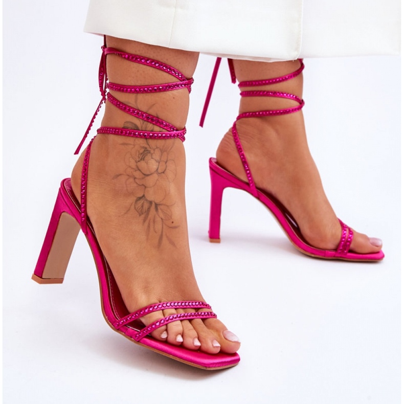 Step in style Sandale Model Nessy H8-508 Fuchsia - Pas in stil roz 2
