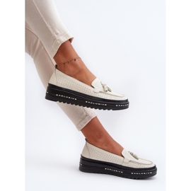 Step in style Mocasini Model Assetnima 24PB18-7176 Bej - Pas in stil 2