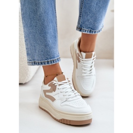 Step in style Pantofi sport Model Henizore 1W-N3 Alb/Bej - Pas in stil 1