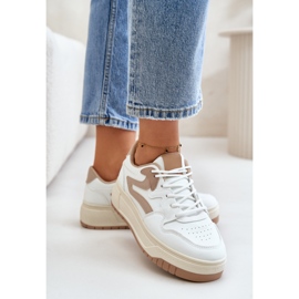 Step in style Pantofi sport Model Henizore 1W-N3 Alb/Bej - Pas in stil 2