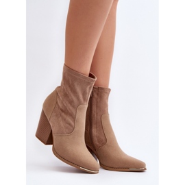 Step in style Botine Model Sanile A5619-63 Kaki - Pas in stil bej 1