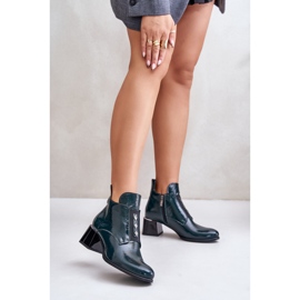 Step in style Cizme Model Zazoo 60504 Lac Verde Inchis - Pas in stil 1