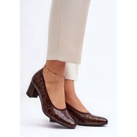 Step in style Pompe Model Cynania 58307 Maro - Pas în stil 1