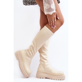 Step in style Cizme Model Goe MM2N4067 Bej Deschis - Pas în stil 2