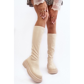 Step in style Cizme Model Goe MM2N4067 Bej Deschis - Pas în stil 3