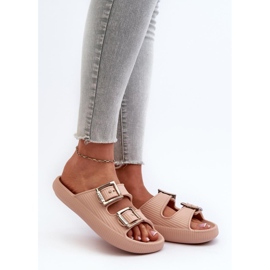 Step in style Sandale Flip-flops Model Zaxy LL285087 Bej - Pas în stil 1