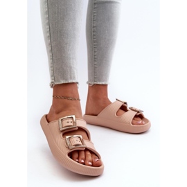 Step in style Sandale Flip-flops Model Zaxy LL285087 Bej - Pas în stil 2