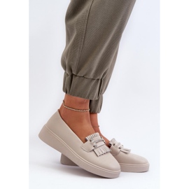 Step in style Mocasini Model S.Barski LR590 Bej - Pas in stil 1