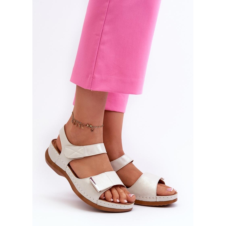 Step in style Sandale Model Iphiope 22SD98-0146 Argintiu - Pas în stil gri 1